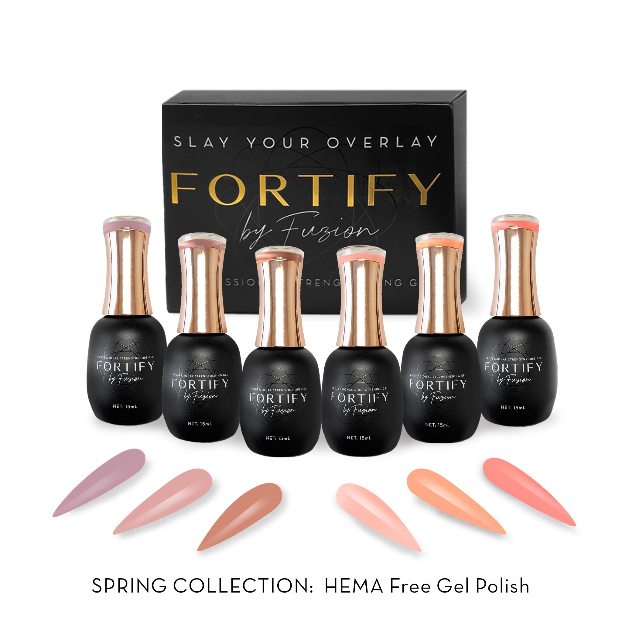Spring Collection HEMA Free Gel Polish  | Fortify by Fuzion