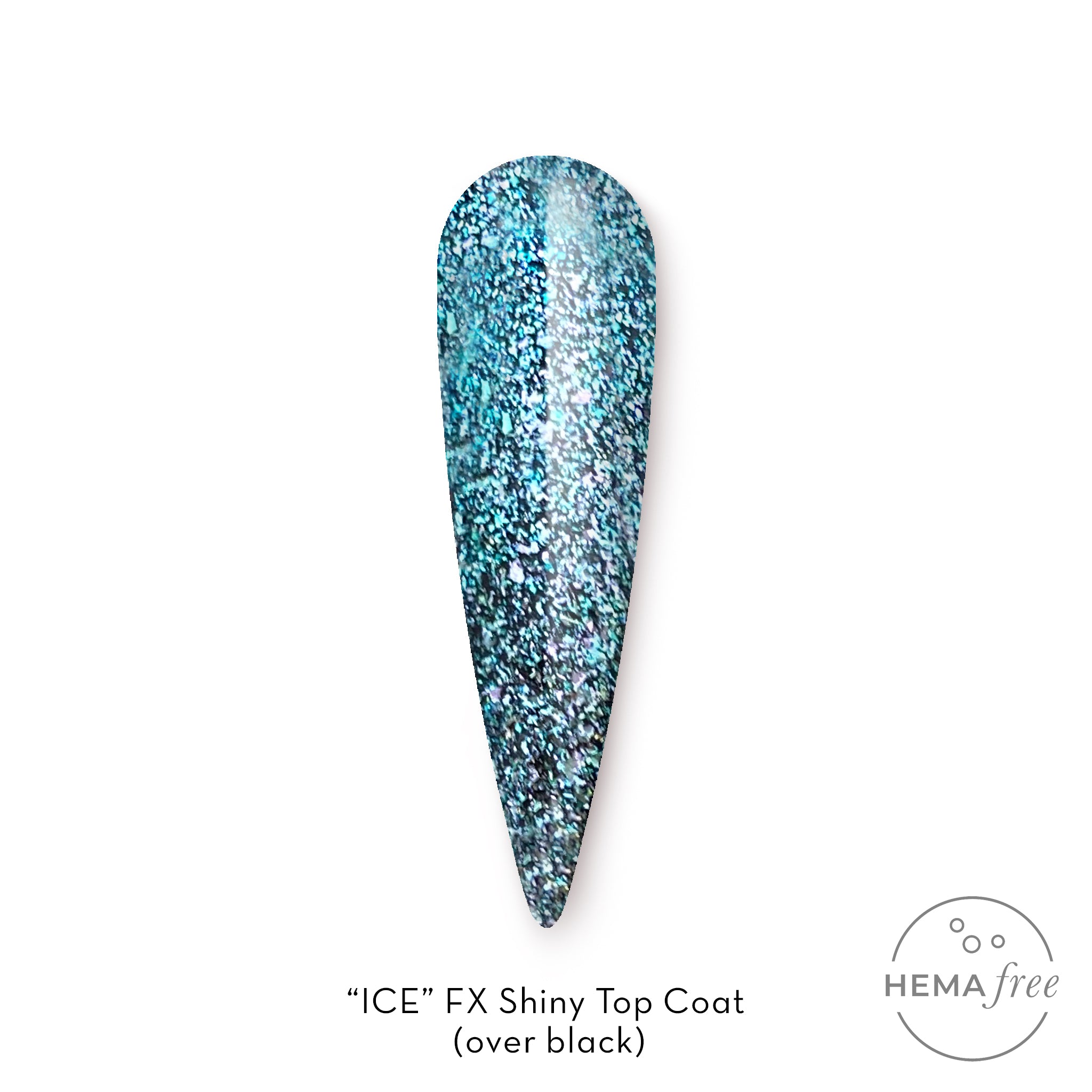 FX Shiny Flake Topcoat ~ Ice | FX by Fuzion