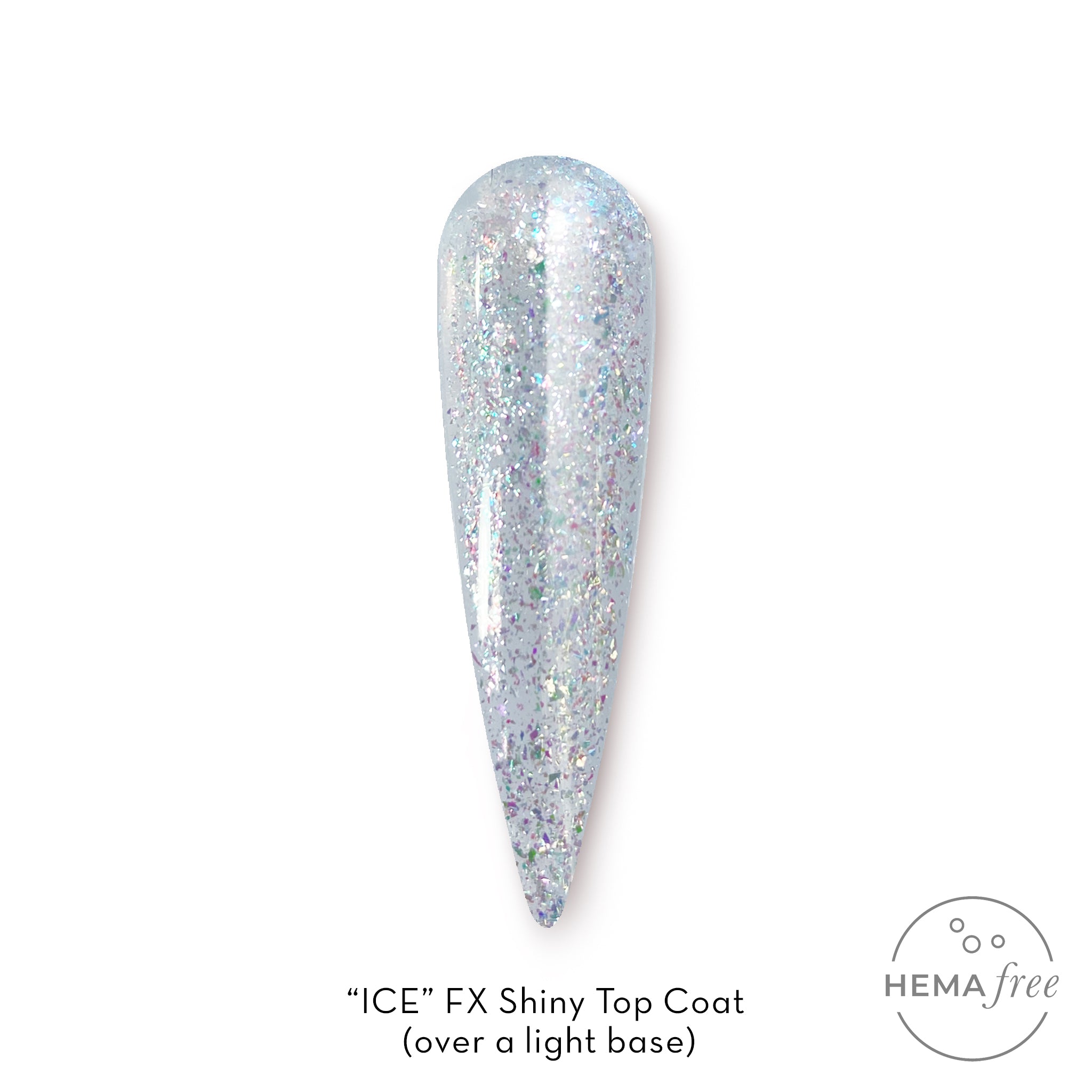 FX Shiny Flake Topcoat ~ Ice | FX by Fuzion