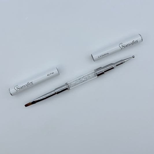 Dual Ended Flat Brush and Tool | NanoFlex