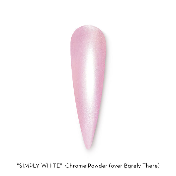 Simply White Pearl Chrome Powder