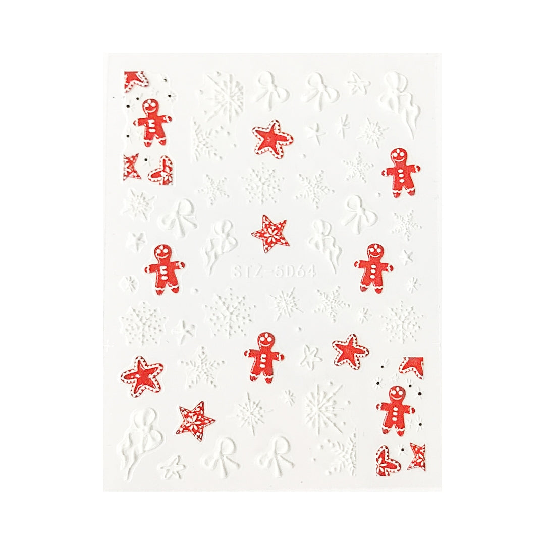 White Christmas with a Splash of Colour! ~ Self Adhesive Decals | Lula Beauty