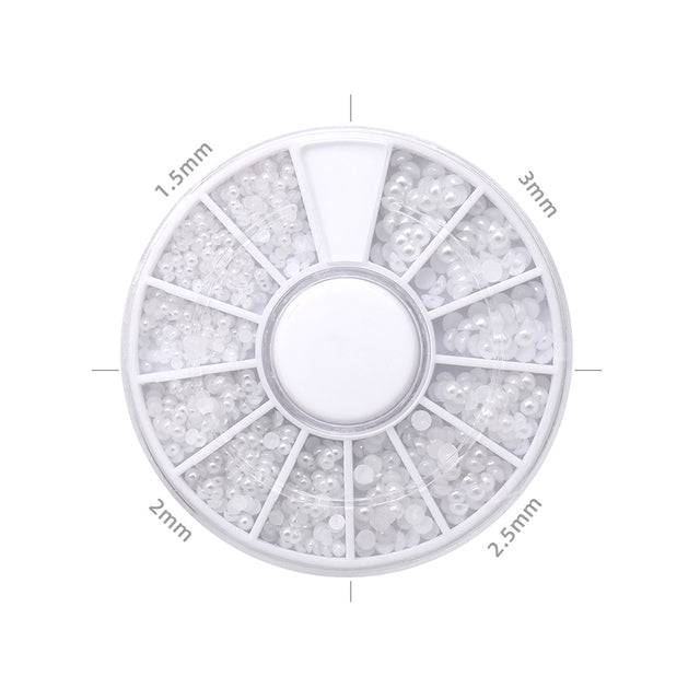 Pearl Beads in Ass't Sizes and Colours | 3D Embellishments