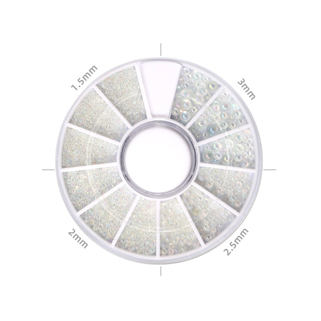 Pearl Beads in Ass't Sizes and Colours | 3D Embellishments