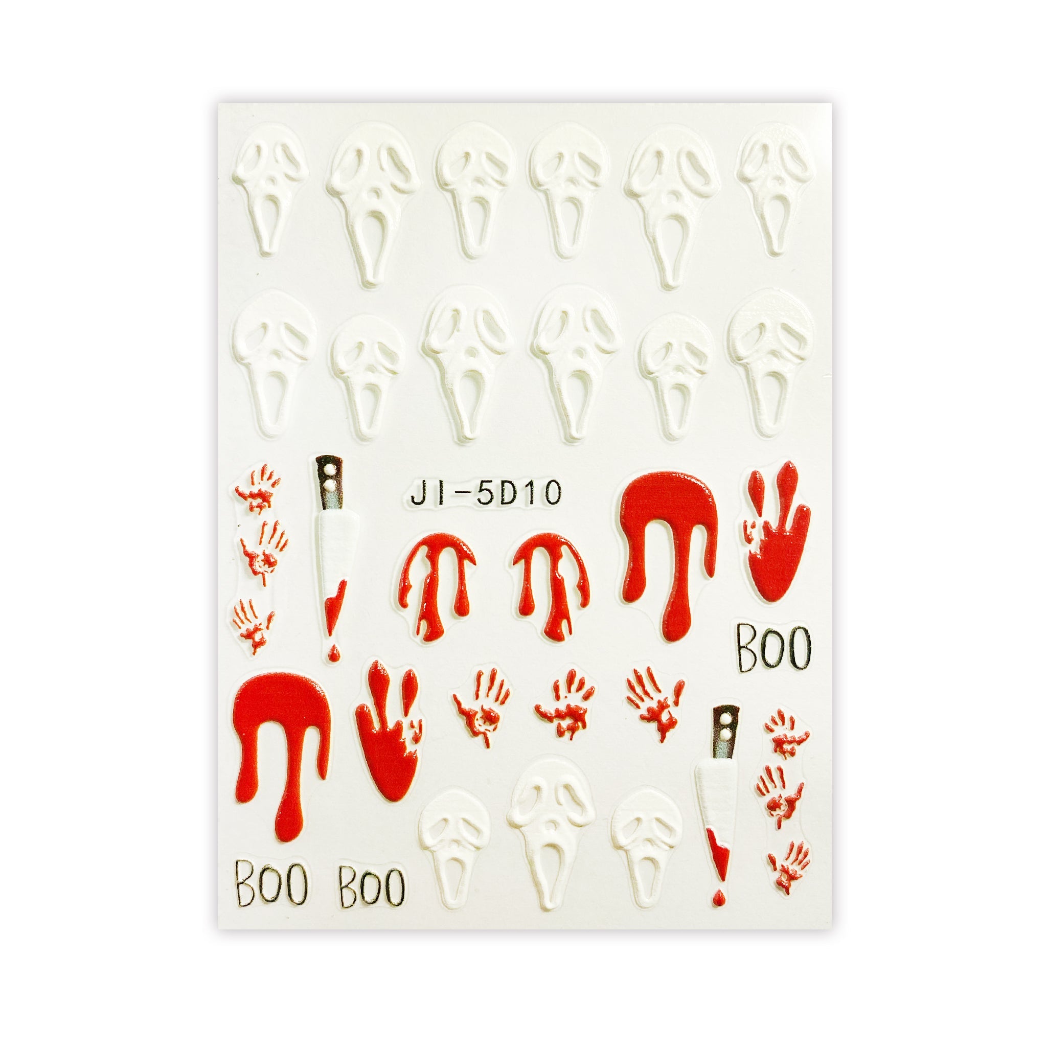 SCREAM Halloween Decals - Self Adhesive | Lula Beauty
