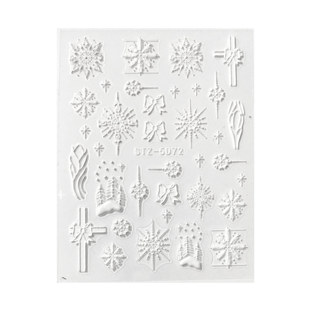 Snowflakes Snowflakes Everywhere! ~ Self Adhesive Decals | Lula Beauty