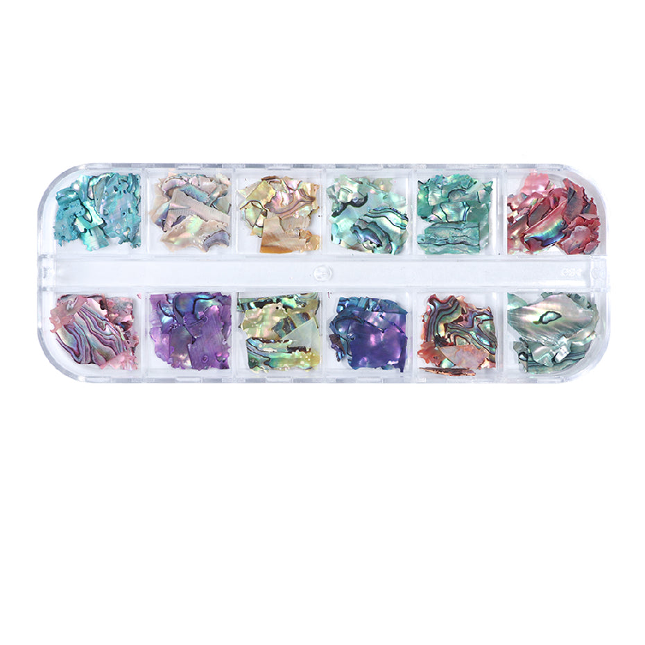 Multi Colour Abalone Shell Shards | 3D Embellishment