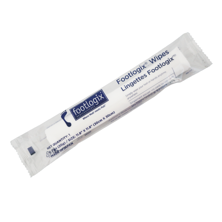 Footlogix Cleansing Wipes - Individually packaged
