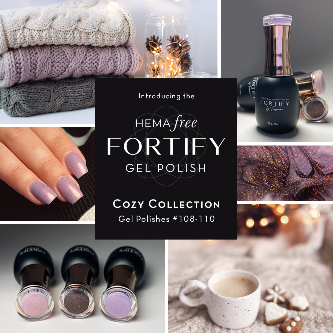 3pc Cozy Collection - HEMA Free Gel Polish #108-110 | Fortify by Fuzion