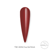 New! Fall HEMA Free Gel Polish | Fortify by Fuzion | Colour 40