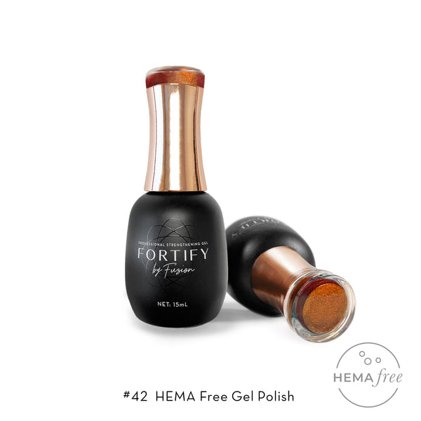 New! Fall HEMA Free Gel Polish | Fortify by Fuzion | Colour 42