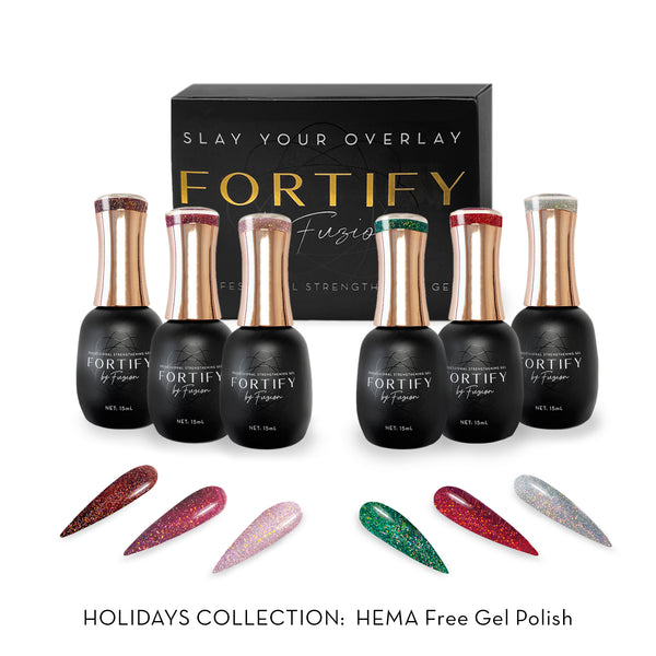 Holiday Collection HEMA Free Gel Polish  | Fortify by Fuzion