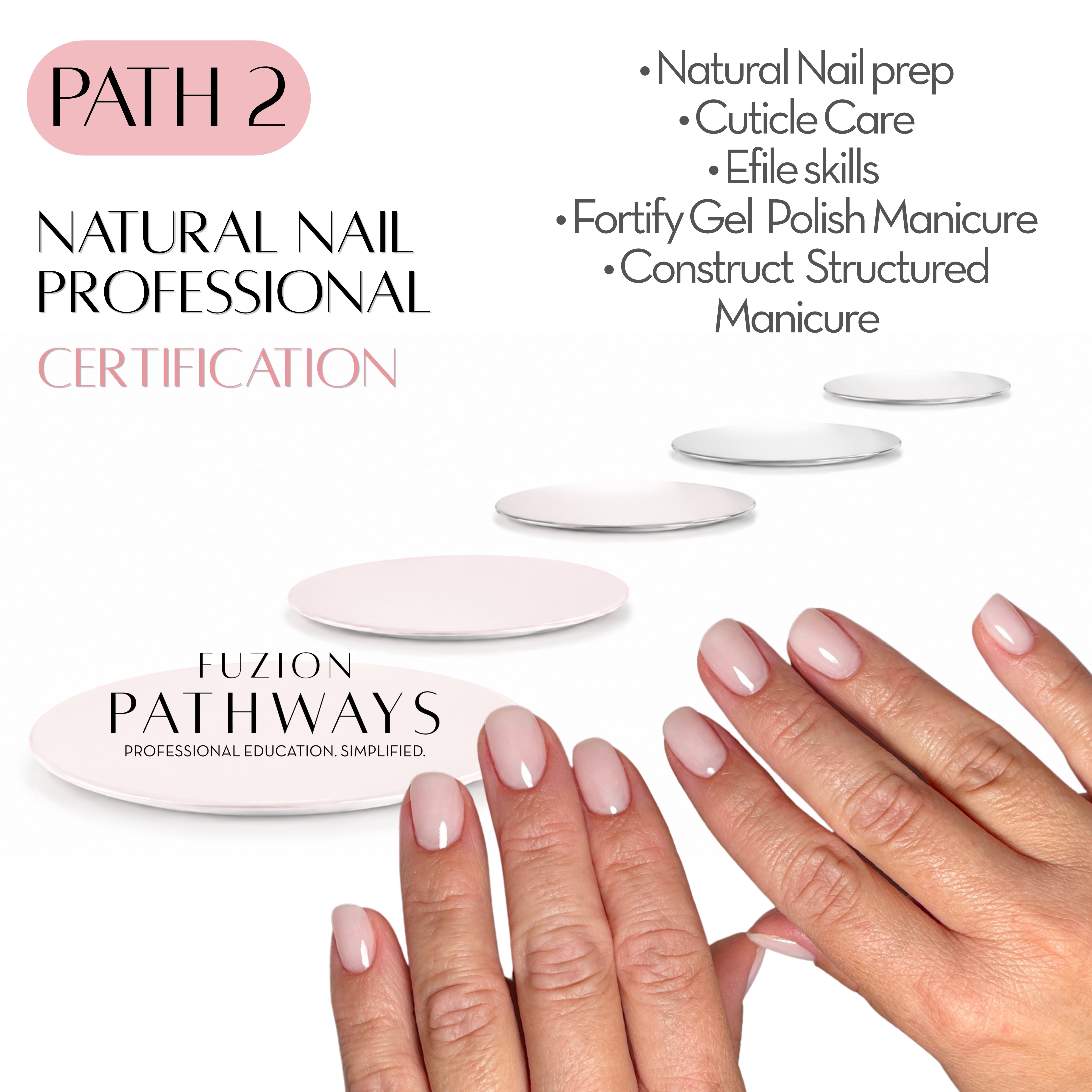 Path 2 - Natural Nail Professional Certification description