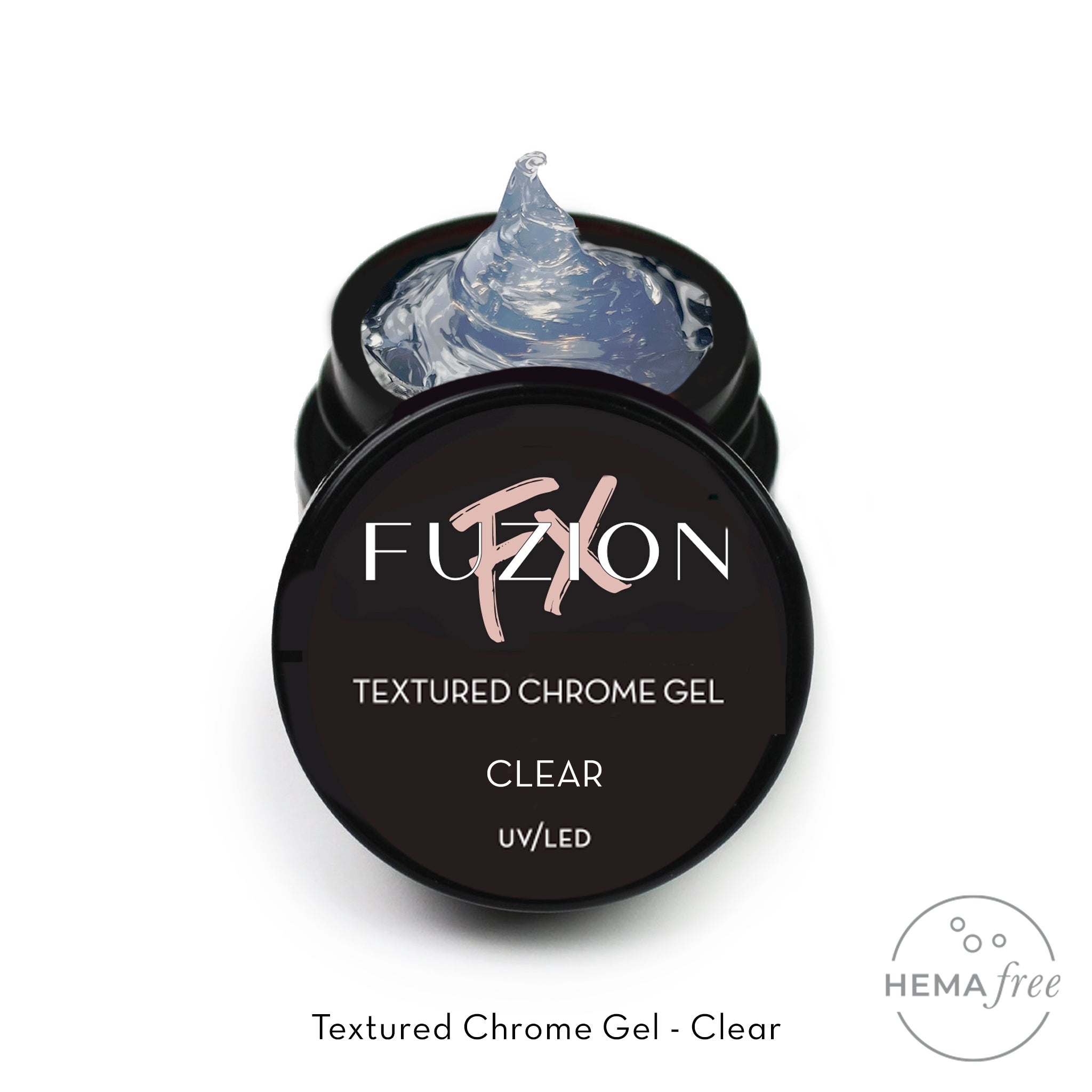 FX Textured Chrome Gel | Clear 5g Jar | Fuzion FX