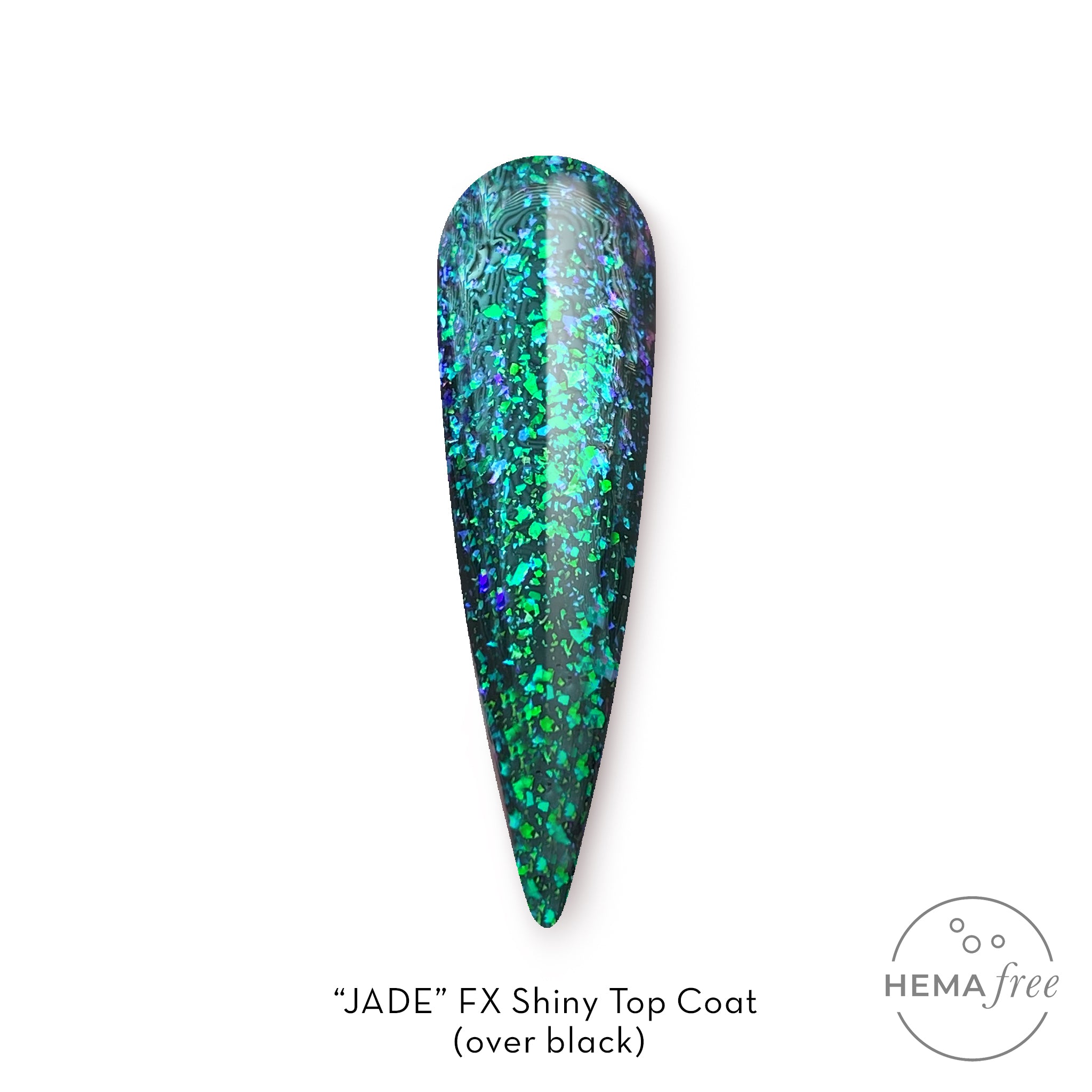FX Shiny Flake Topcoat ~ Jade | FX by Fuzion