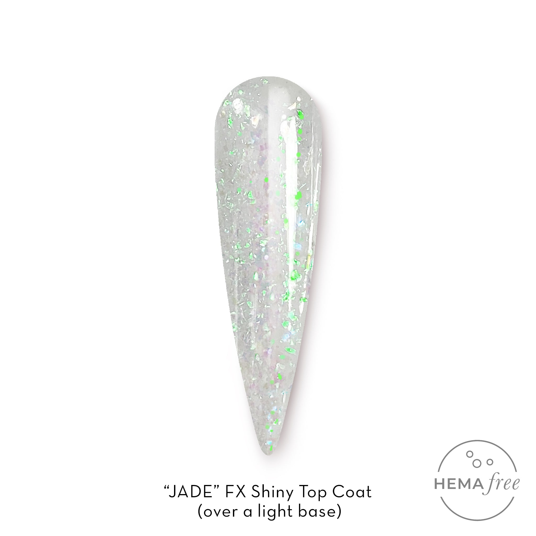 FX Shiny Flake Topcoat ~ Jade | FX by Fuzion