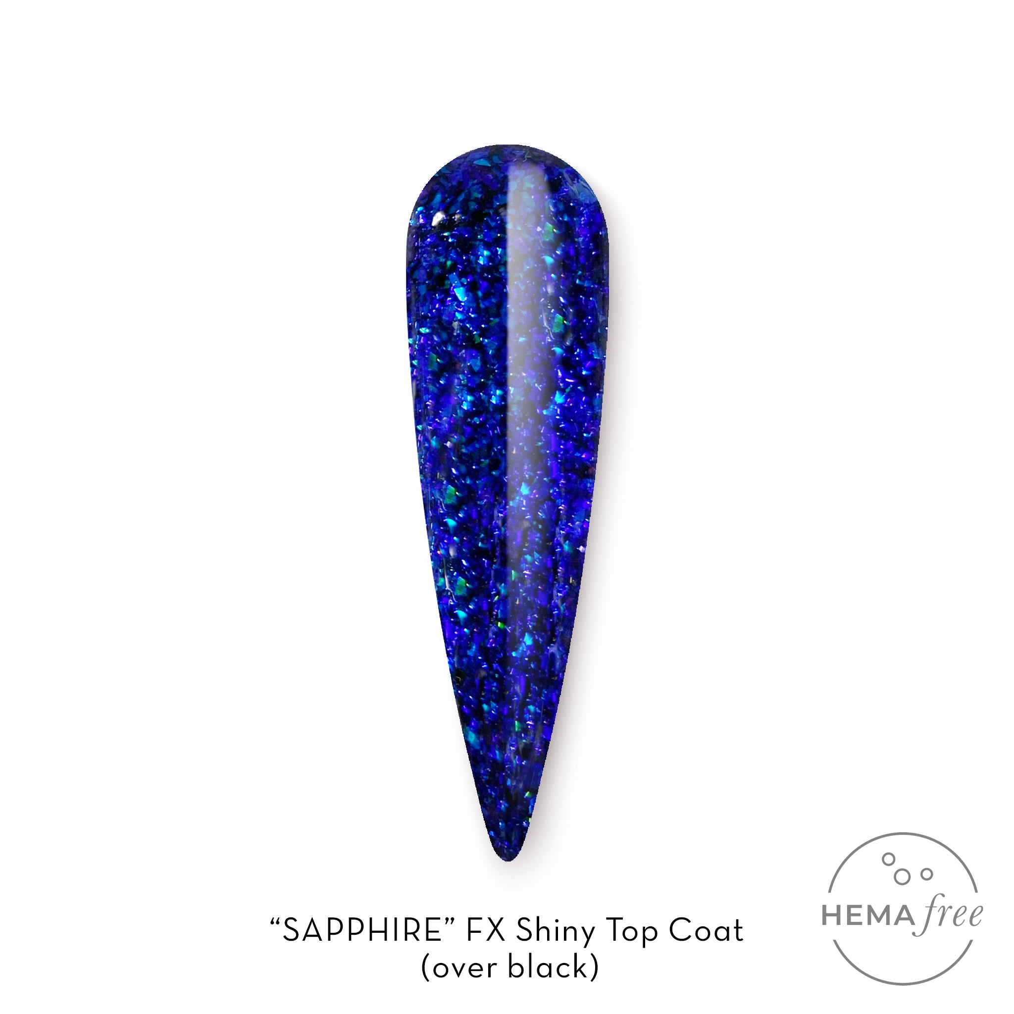 FX Shiny Flake Topcoat ~ Sapphire | FX by Fuzion