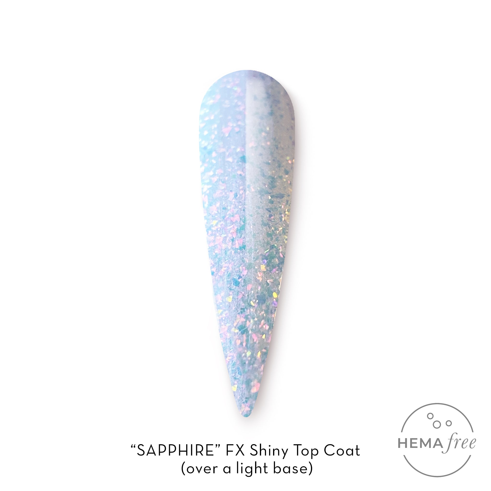 FX Shiny Flake Topcoat ~ Sapphire | FX by Fuzion