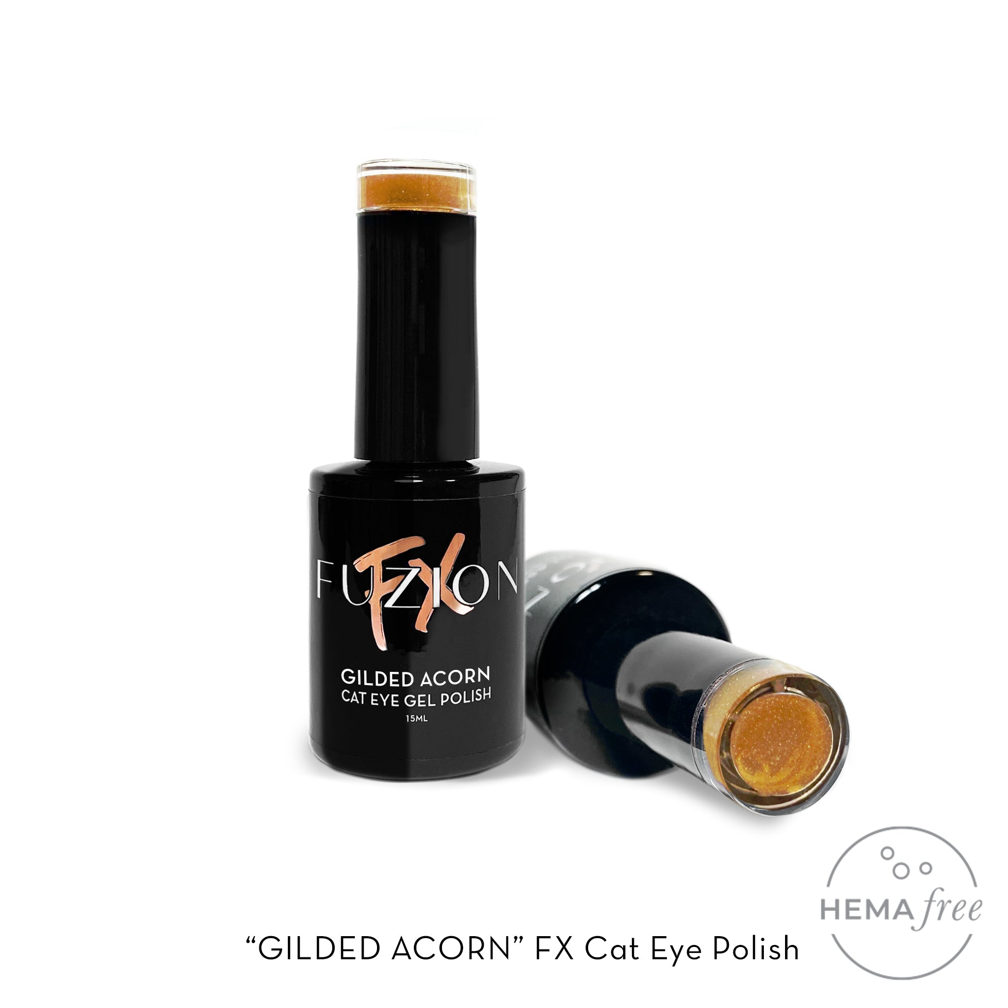 Gilded Acorn Cat Eye FX Gel Polish | 15ml | Fuzion FX