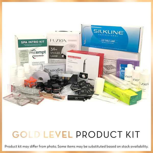 ONLINE Professional Advanced Nail Tech Training - Gold Level - Product Kit Included
