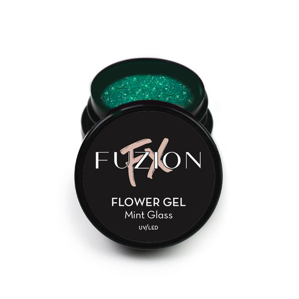 Mint Glass Flower Gel | Fuzion FX