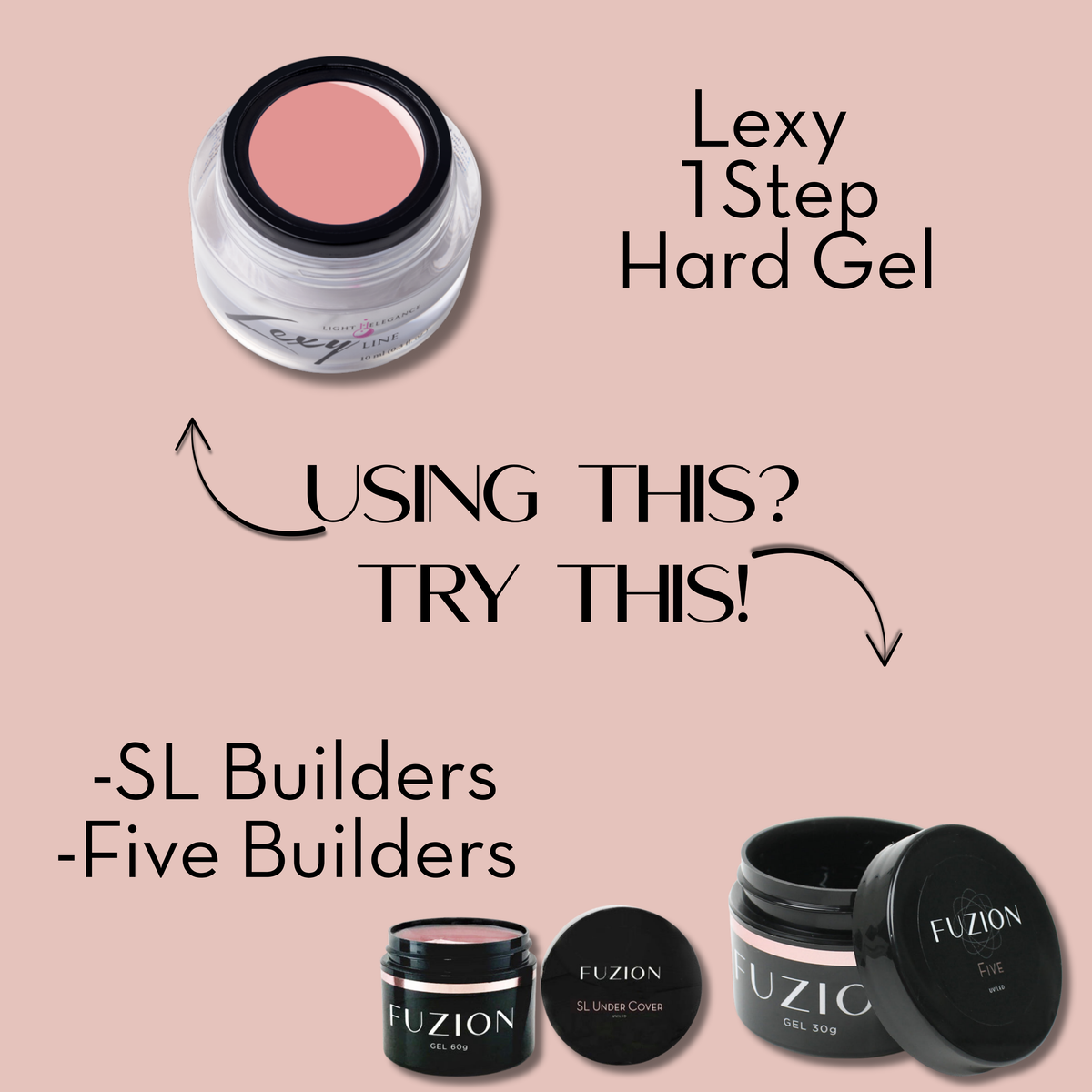 Five | Clear UV/LED Builder Gel  (Sample Size)