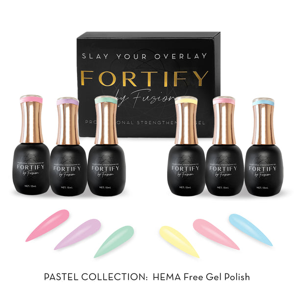 New! Pastel Collection HEMA Free Gel Polish  | Fortify by Fuzion