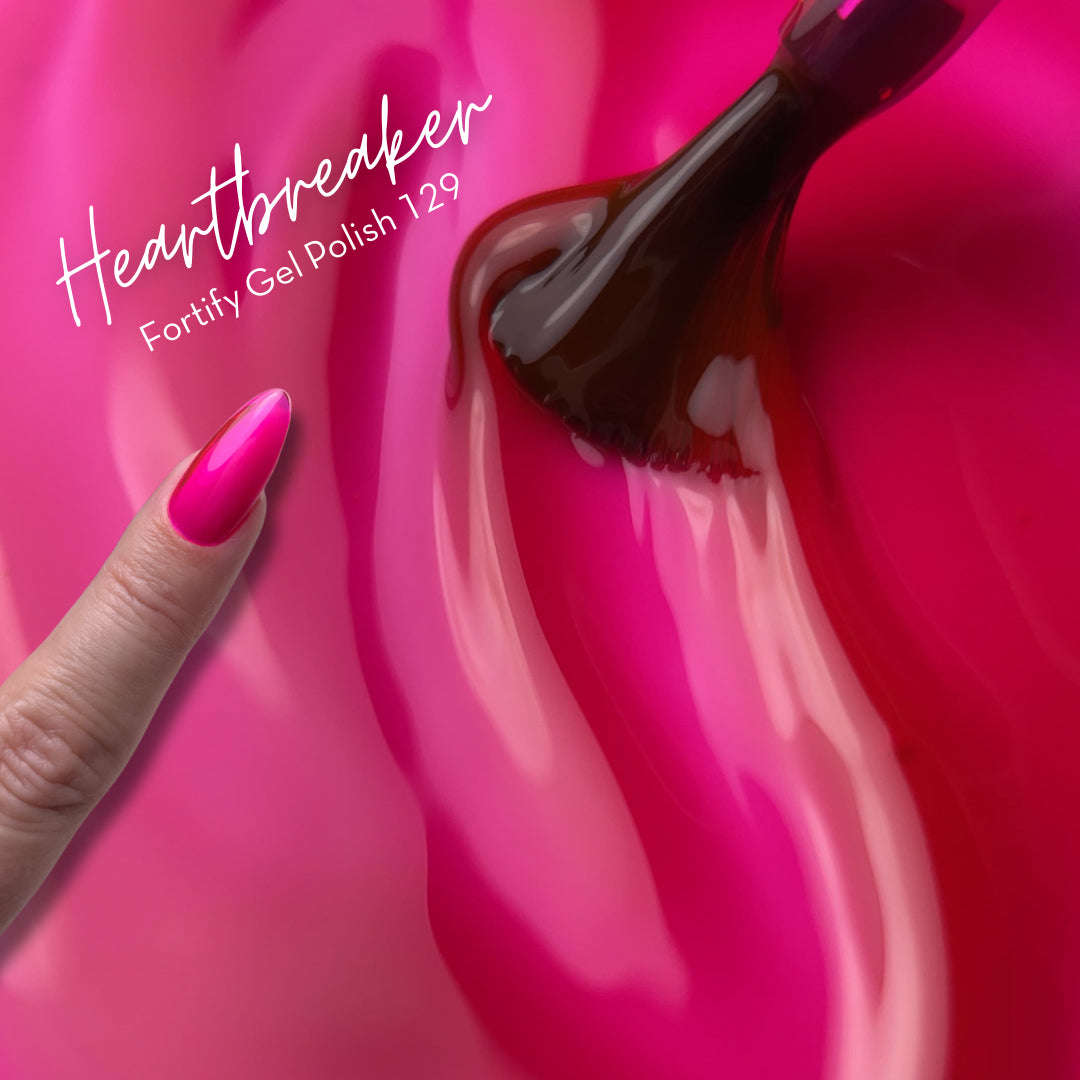 HEMA Free Gel Polish | Fortify by Fuzion |  Heartbreaker Colour #129
