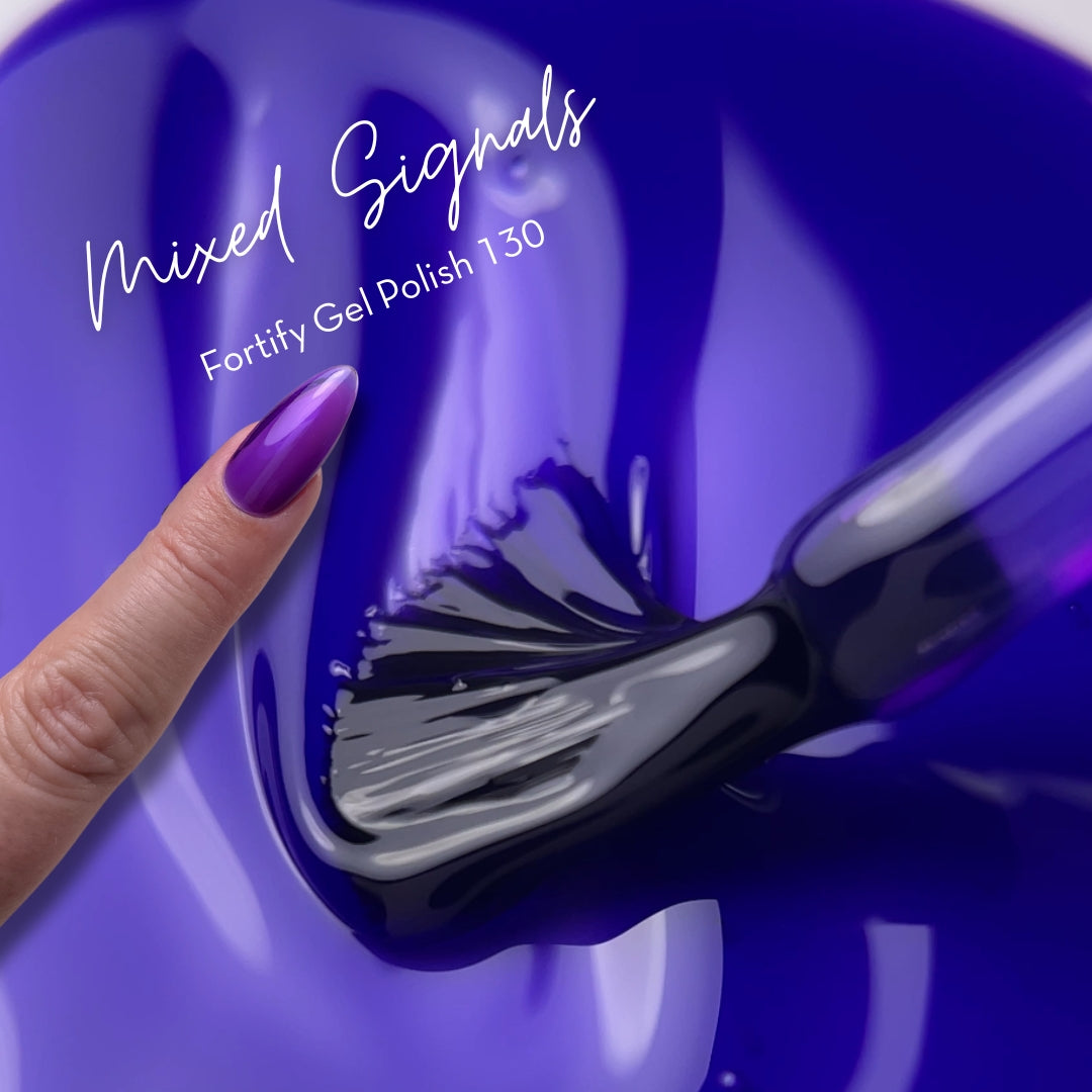 HEMA Free Gel Polish | Fortify by Fuzion | Mixed Signals Colour #130