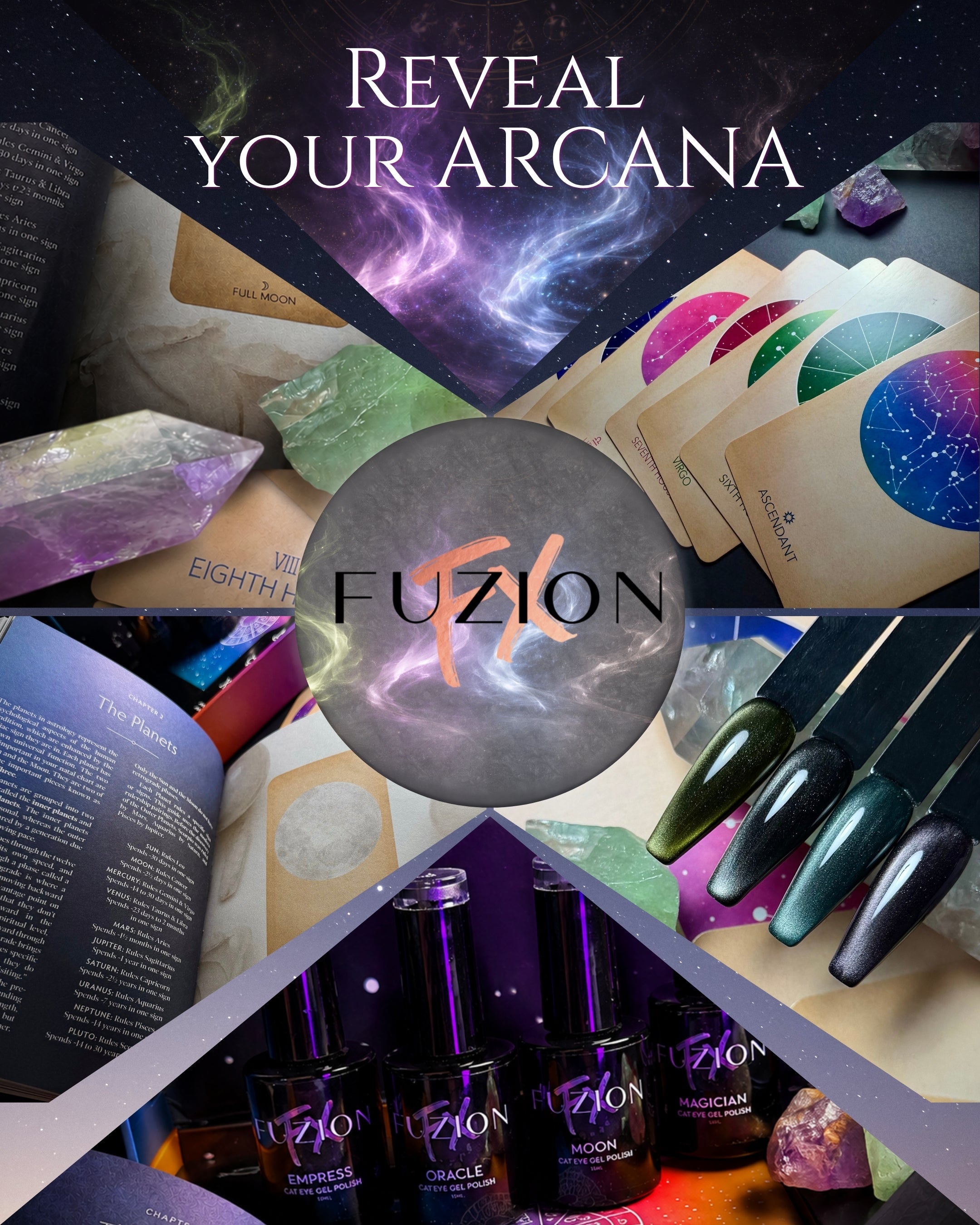 New! FX Fall 2026, The Arcana Collection | Fuzion FX | 4 x 15ml