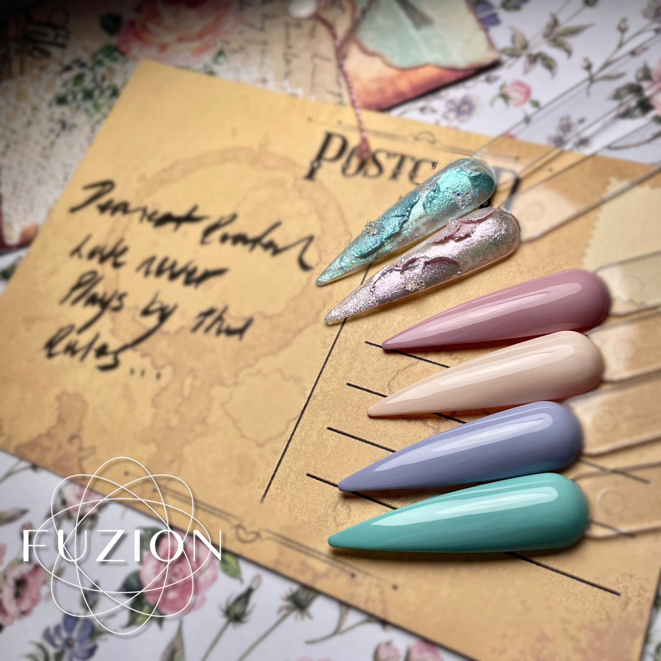 Spring Whisper Collection | 6pc Collection Potted Hard Gel & Chromes
