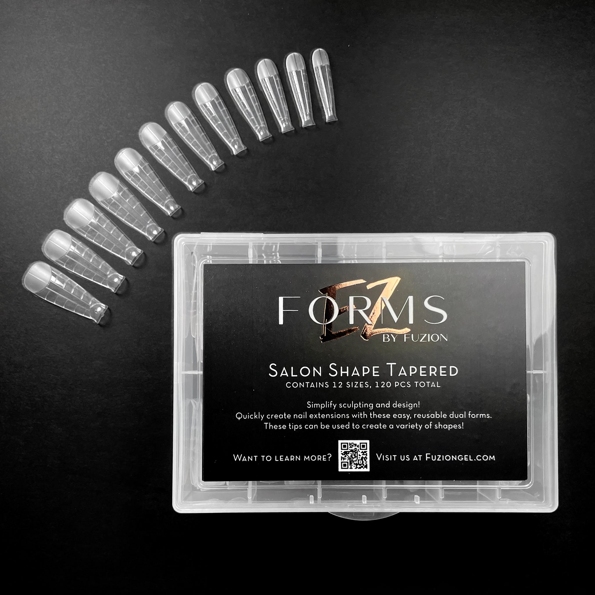 New! Salon Style Tapered EZ Forms | 120pc Box