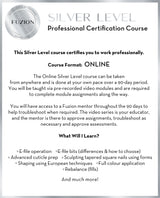 ONLINE Professional Certification Nail Tech Training - Silver Level - Product Kit Included