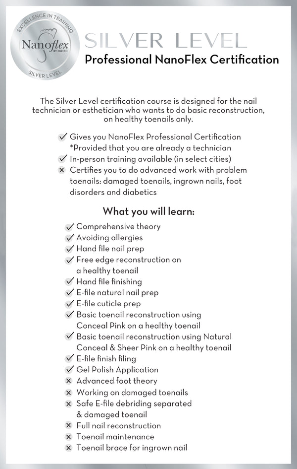 NanoFlex Silver Level In-Person Group Course with Kit