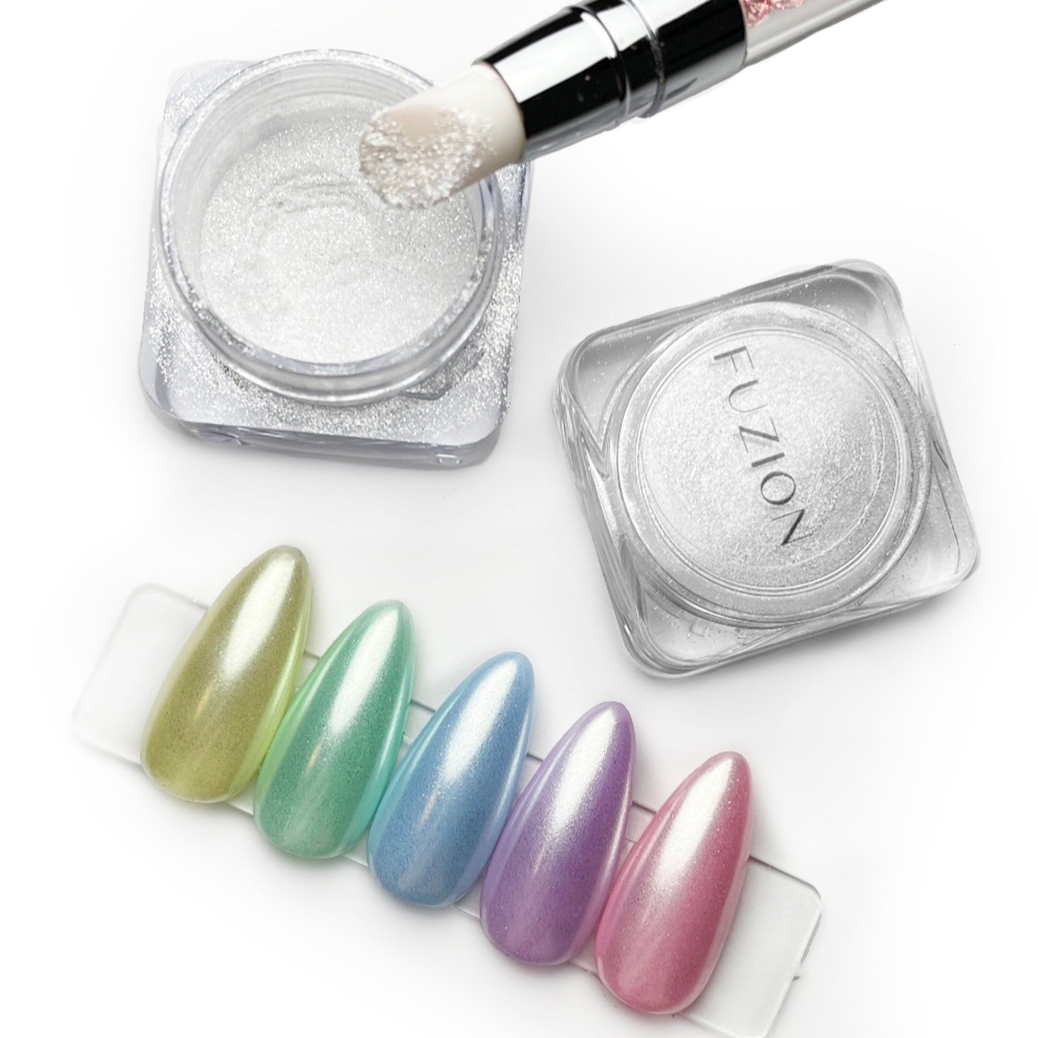 Simply White Pearl Chrome Powder
