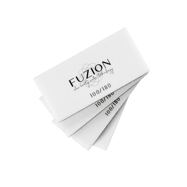 Grey and White Buffer Blocks 100/180 Grit | Fuzion Files