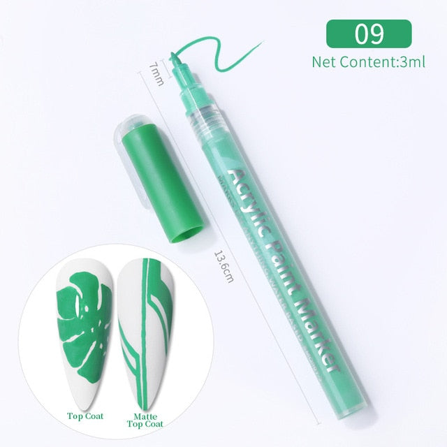 Nail Art Paint Pens ~ Primary Colours 4PK | Lula Beauty
