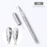 Nail Art Paint Pens ~ White, Silver, Black, Vintage Gold | Lula Beauty