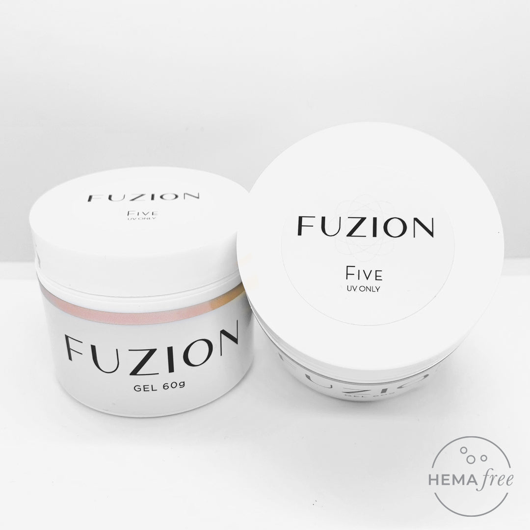Five | Clear UV/LED Builder Gel | Available in both UV/LED and UV