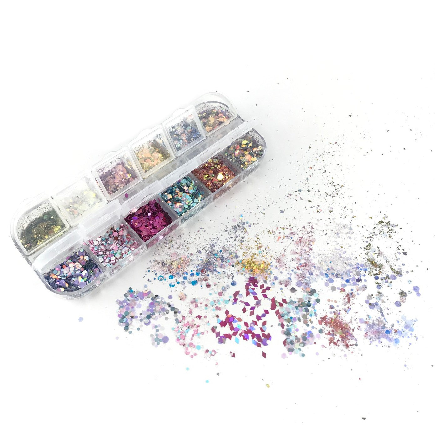 Glitter Combo | Nail Art