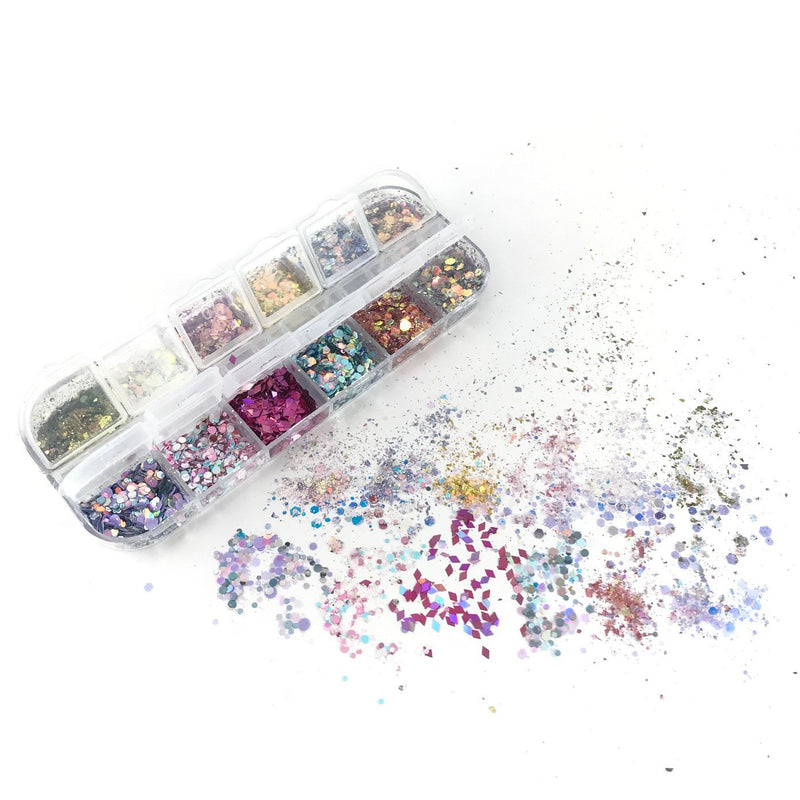 Glitter Combo | Nail Art
