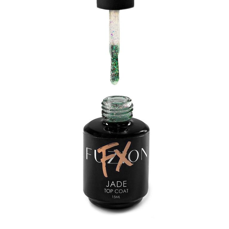 FX Shiny Flake Topcoat ~ Jade | FX by Fuzion