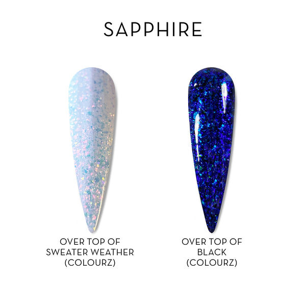 FX Shiny Flake Topcoat ~ Sapphire | FX by Fuzion