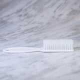 Scrub Brush with Handle - White