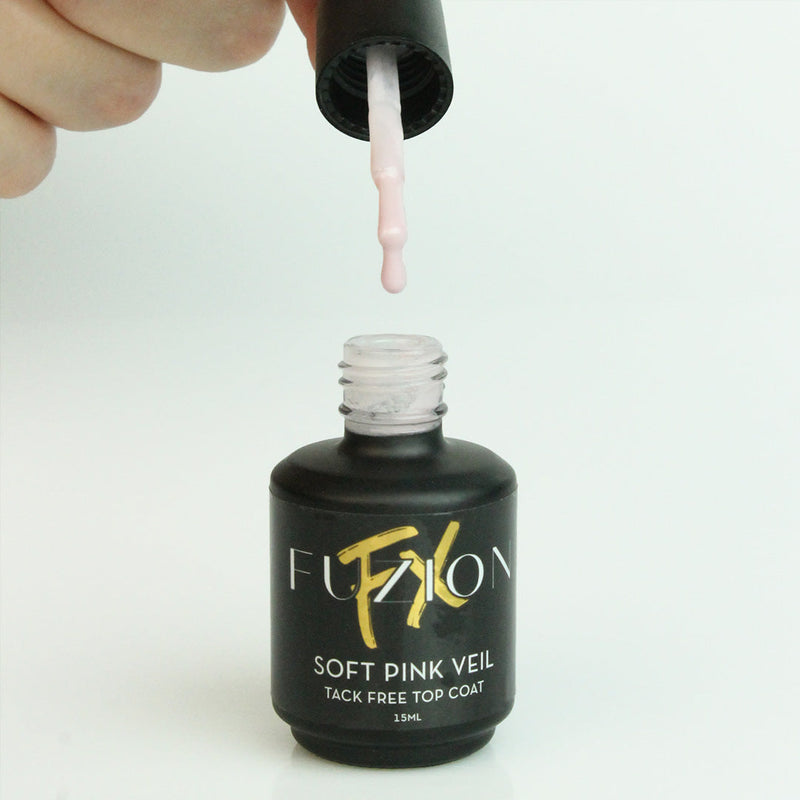 FX Veil Top Coat ~ Soft Pink | FX by Fuzion 15ml