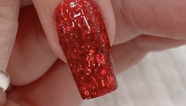 How To Do A Chunky Glitter Design | Online Training | By Chrissie Pearce