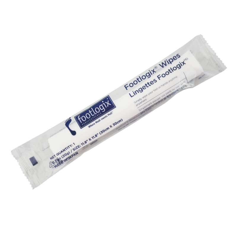 Footlogix Cleansing Wipes - Individually packaged